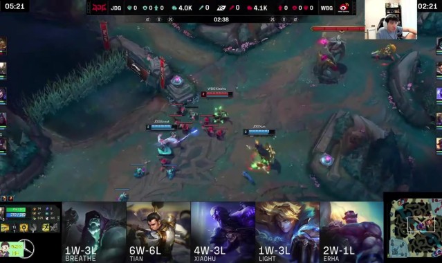 Letme看WBG首局被JDG轻松拿下：就强抓小虎 WBG状态就很差！